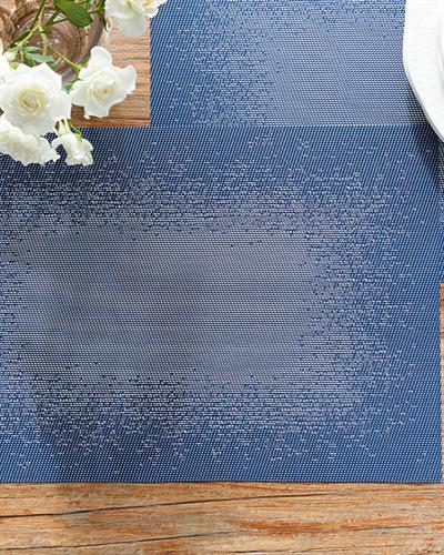 Pollo Американзки Сервиз 4 Бр., 70% Полиестер + 30% Pvc, Сиво - Индиго, 30 X 45 Cm