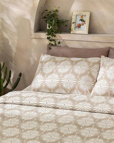 Polycircles Пике King Size, Отпечатан, Бежово, 240 X 220 Cm