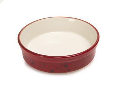 Poppy ТЕПСИЯ ЗА ФУРНА Кръгла Порцелан 13 cm Red