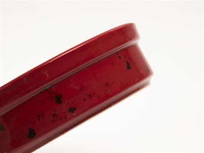 Poppy ТЕПСИЯ ЗА ФУРНА Кръгла Порцелан 13 cm Red