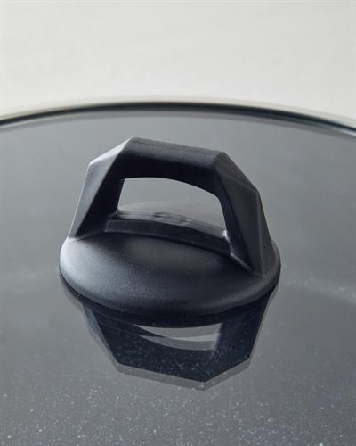 Комплект Тенджери 26-26 см Черен - Сив