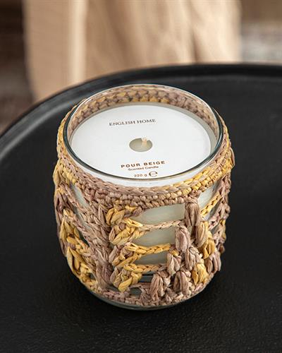 Pour Beige Ароматен Свещ Бежово, 0