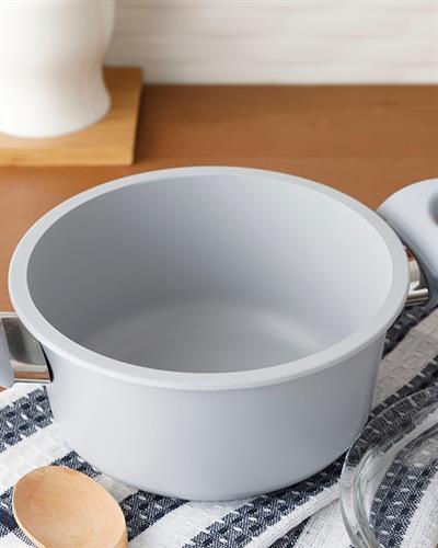 Pretty Мини Тенджера С капак Гранит 14 см. Син