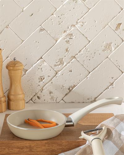 Pretty Aluminum Mini Pan 14 cm Beige