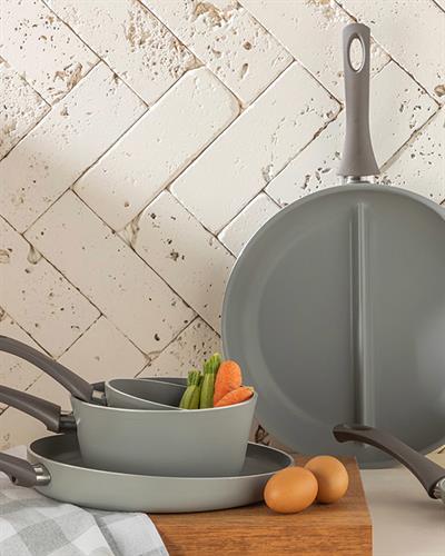 Pretty Мини Тава Алуминий, Сиво, 14 Cm