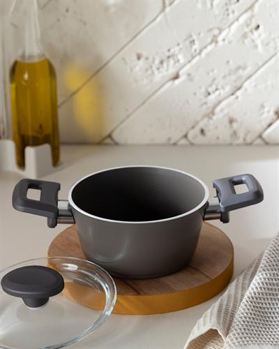 Pretty Aluminum Mini Cookware 14 cm Gray