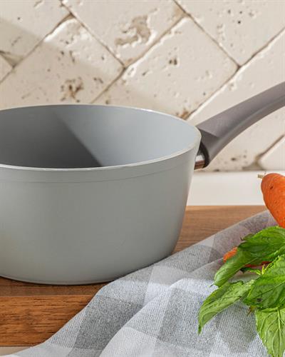 Pretty Тенджера За Сос Алуминий, Сиво, 18 Cm