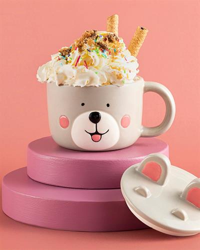 Pretty Rabbit Чаша С Капак, Dolomit, Сиво, 340 Ml