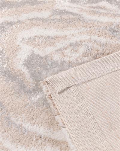 Pretty Rose Постелка За Баня Памучен флош 60x90 см Бежов - Сив - Кремав