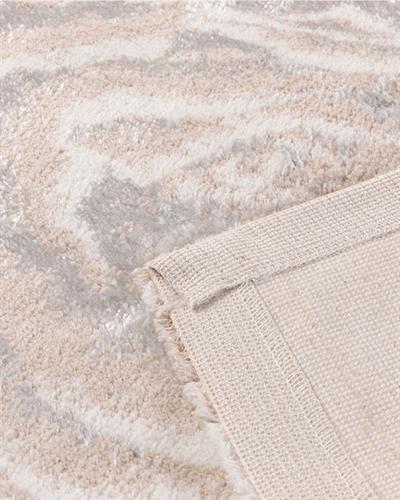 Pretty Rose Постелка За Баня Памучен флош 60x90 см Розов - Сив - Кремав