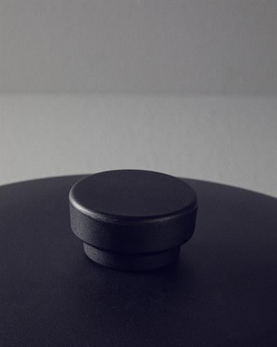 Prime Тенджера Дълбок Алуминиева отливка 24 см Черен