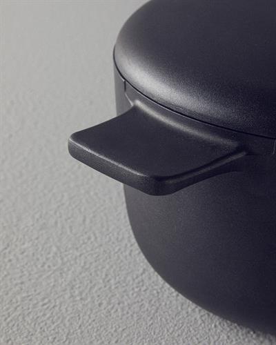 Prime Тенджера Дълбок Алуминиева отливка 24 см Черен