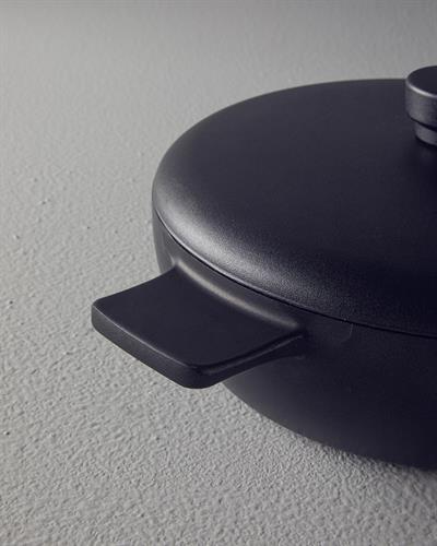 Prime Тенджера Сплескан Алуминиева отливка 26 см Черен