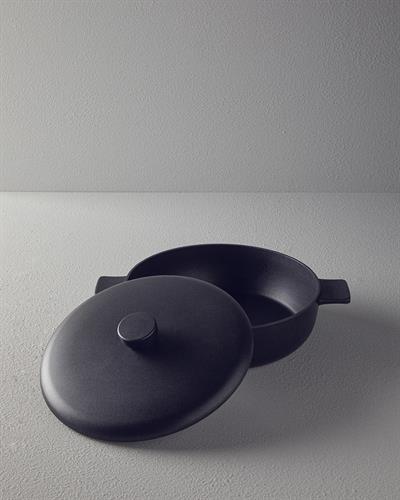 Prime Cast Aluminum Flat Pan 28 cm Black