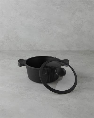 Prime Expert Тенджера Дълбок Алуминий 24 см Черен