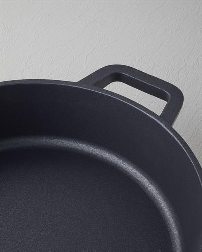 Тенджера Плитък Алуминиева отливка 26 см Черен