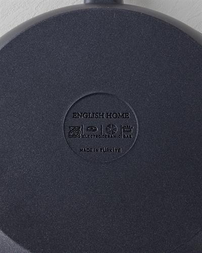 Тиган Алуминиева отливка 26 см Черен