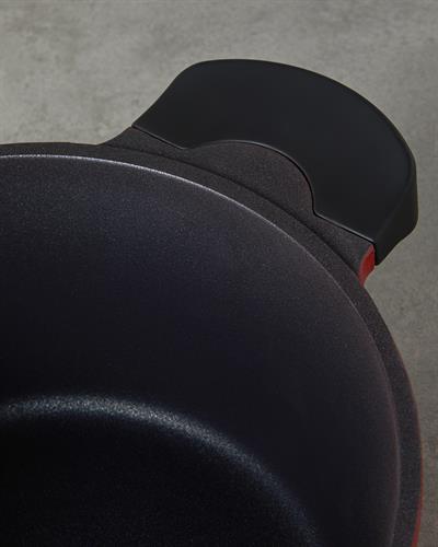 Prime Red Love Тенджера Дълбок Алуминиева отливка 24 см Червен