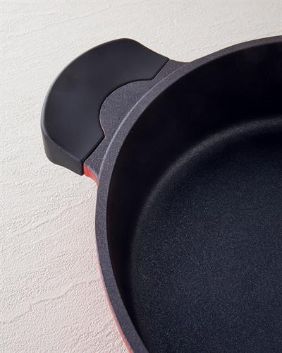 Prime Red Love Тенджера Сплескан Алуминиева отливка 26 см Червен