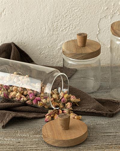 Primo Буркан Жакард С Граници, Прозрачен, 1100 Ml