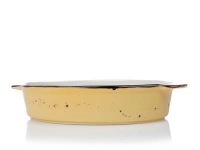 Primo ТЕПСИЯ ЗА ФУРНА Единичен Порцелан 25x15 cm Yellow.