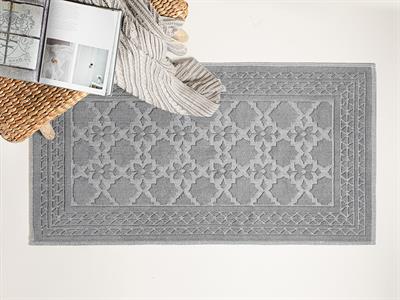 Primo Килим Памучен, Сиво, 80 X 150 Cm