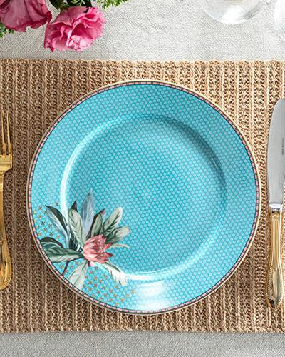 Protea Чиния За Сервиране New Bone China, Синьо, 27 Cm