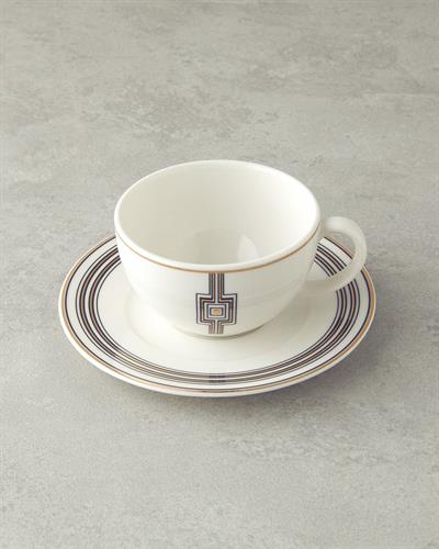 Prudence Сервиз За Чай 4 части за 2 души Костен порцелан 210 мл Черен