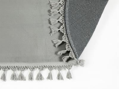 Puppie Плюшен Килим Плюш, Сиво, 80 X 120 Cm