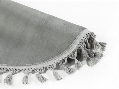 Puppie Плюшен Килим Плюш, Сиво, 80 X 120 Cm