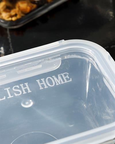 Pure Кутия За Съхранение Правоъгълен Стъкло 1500 мл Морскосин