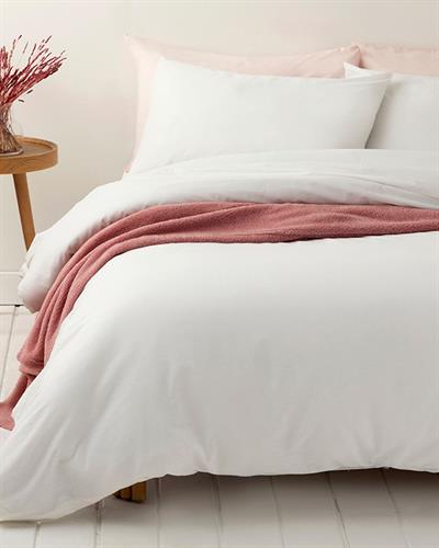 Pure Спално Бельо Компле Единичен Размер, Памучен, Кремово, 160 X 220 Cm