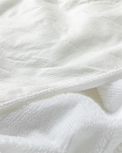 Pure Протектор За Матрак Устойчив на влага двоен Полиестер 180x200 + 30 см Бял