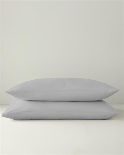 Pure Калъфка За Възглавница 2 бр. Памучен 50x70 см Чакълено сив