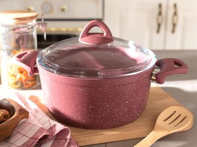 Pure ТЕНДЖЕРА голям гранит със стъкло затворен Гранит 20 cm Claret Red