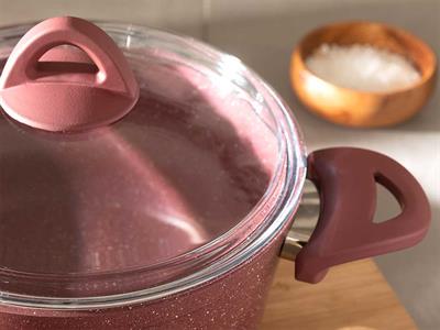 Pure ТЕНДЖЕРА голям гранит със стъкло затворен Гранит 20 cm Claret Red