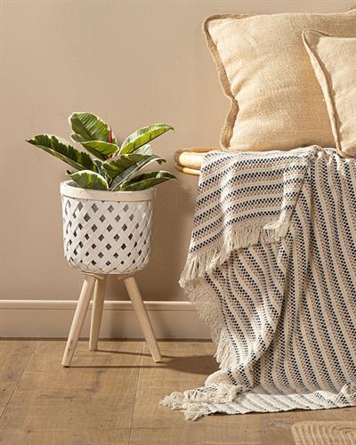 Pure Саксия Бяло, 21 X 21 X 38 Cm