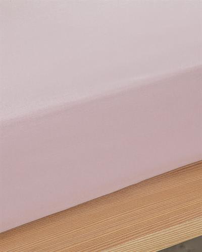Pure Долен Чаршаф Двоен Памучен 240x260 см Бледорозов..