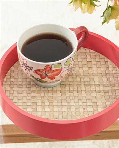 Pure Декоративна Табла Розово, 25,5 X 8 X 25,5 Cm