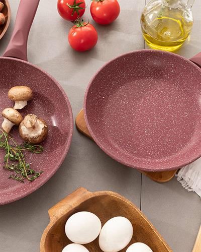 Pure Тиган Единичен Гранит 26 см Бордо