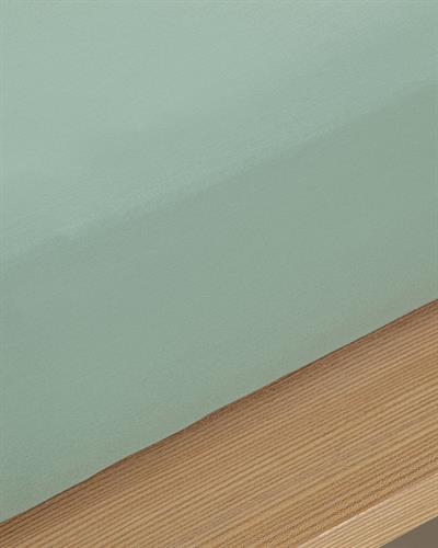 Pure Долен Чаршаф Кралски размер Памучен 260x280 см Тръстиково зелено