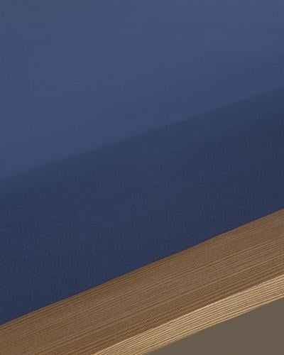 Pure Долен Чаршаф Кралски размер Памучен 260x280 см Нощно син.