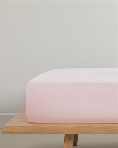 Pure Долен Чаршаф Кралски размер Памучен 260x280 см Бледорозов..