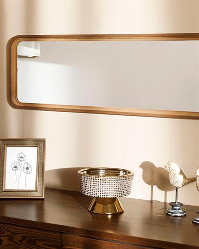 Pure Wooden Mirror Brown