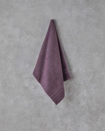 Pure Хавлия За Лице Основен, Тъмно Лилаво, 50 X 90 Cm