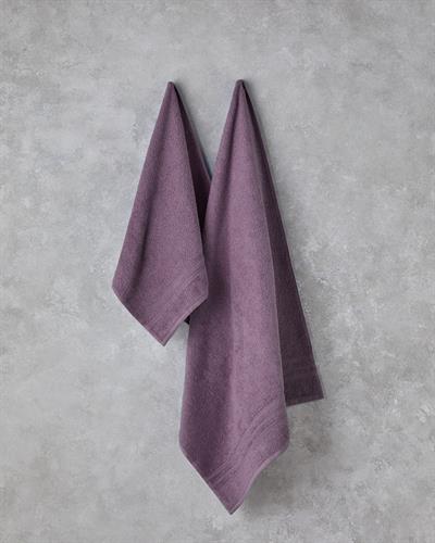Pure Хавлия За Лице Основен, Тъмно Лилаво, 50 X 90 Cm