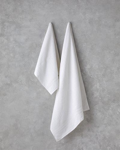 Pure Хавлия За Баня Памучен, Основен, Бяло, 70 X 140 Cm