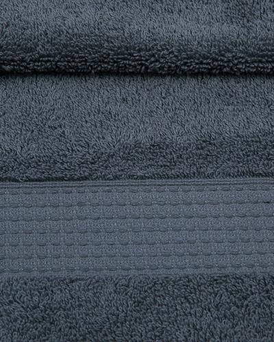 Pure Хавлия За Баня Памучен, Основен, Антрацит, 70 X 140 Cm