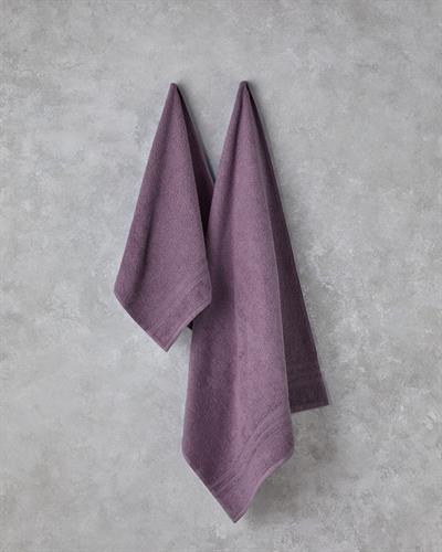 Pure Хавлия За Баня Памучен, Основен, Тъмно Лилаво, 70 X 140 Cm