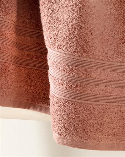 Pure Хавлия За Баня Памучен, Основен, Розово, 70 X 140 Cm